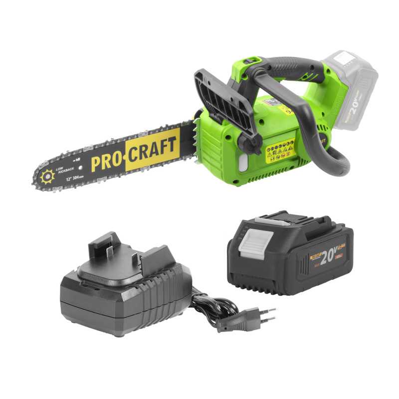 PROCRAFT Sada aku reťazová píla Procraft PKA42/2 s batériou 20V 4Ah a nabíjačkou 20/1