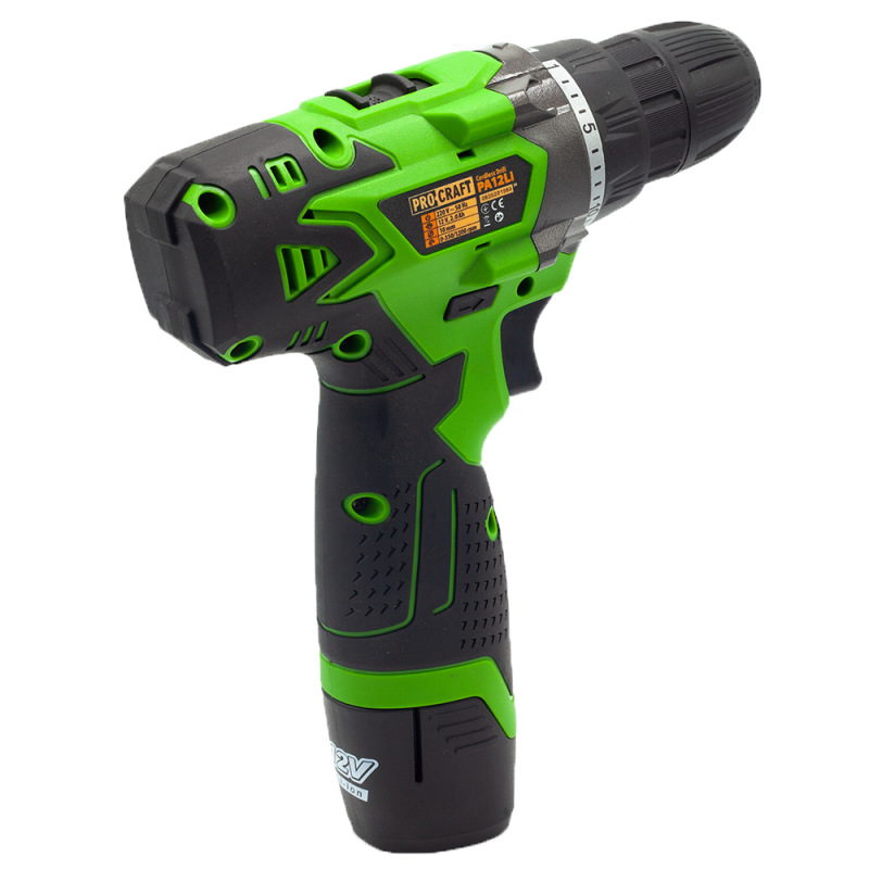 PROCRAFT Kompaktný akumulátorový vŕtací skrutkovač 12V PA12Li 7