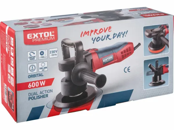 EXTOL PREMIUM Leštička orbitálna 600W 8892510 5