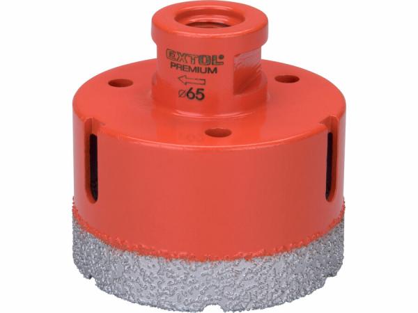 EXTOL PREMIUM Korunka vykružovacia diamantová, Ø 65mm, závit M14 8801876