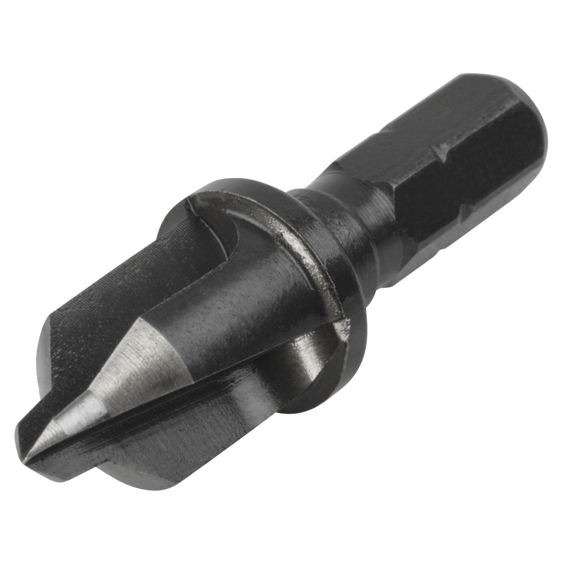 Záhlbník HSS do kovu s dorazom ø 10mm a šesťhrannou stopkou, wolfcraft 4382000