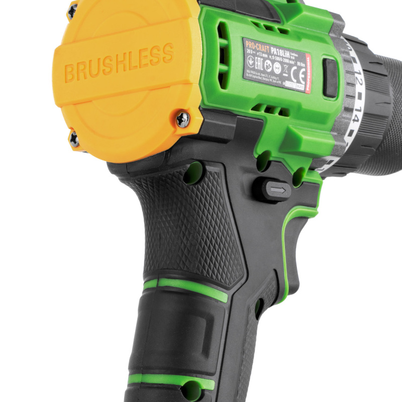 PROCRAFT Aku vŕtací skrutkovač 20V PA18LiH so sadou bitov SPA18LiH-1B-C/BS-37 2
