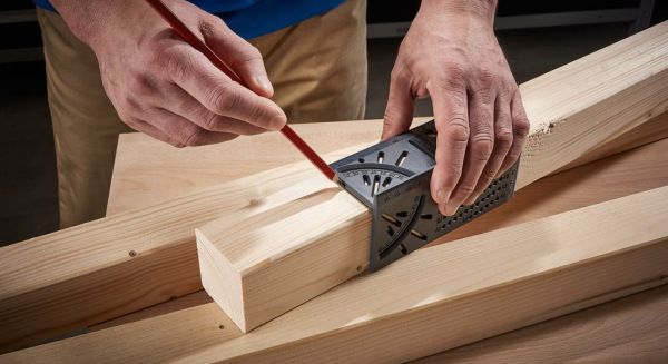 Wolfcraft Uholník 3D pokosový, wolfcraft 5208000 1