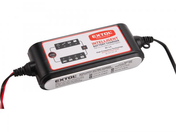 EXTOL PREMIUM Intelligent battery charger 4Amp 8897300
