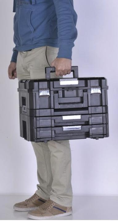 STANLEY FMST1-71981 Box na náradie kovoplast FatMax Pro-Stack Combo 44x34x33cm 11