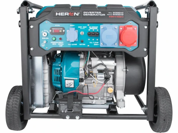 HERON 8896235 Elektrocentrála invertorová rám. 3F, 9kW, diaľ.ovládanie 1