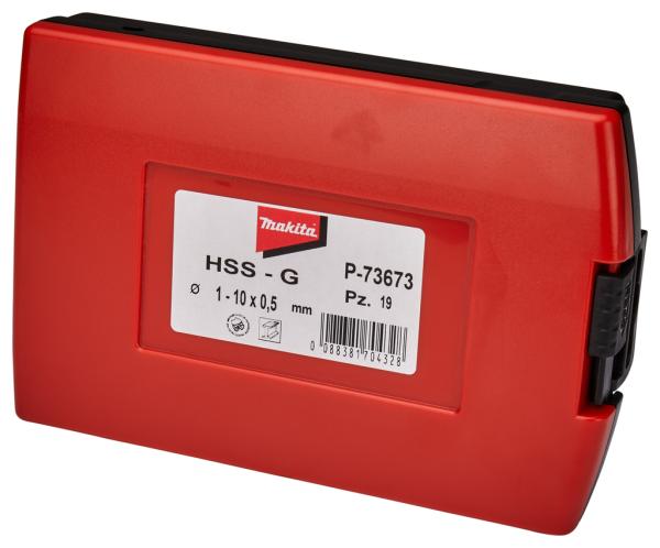 Makita Vrtáky do kovu HSS-G 19-dielna sada P-73673 6
