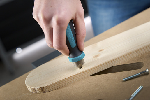 Wolfcraft Záhlbník na drevo a plast ručný 19mm, wolfcraft 4317000 5