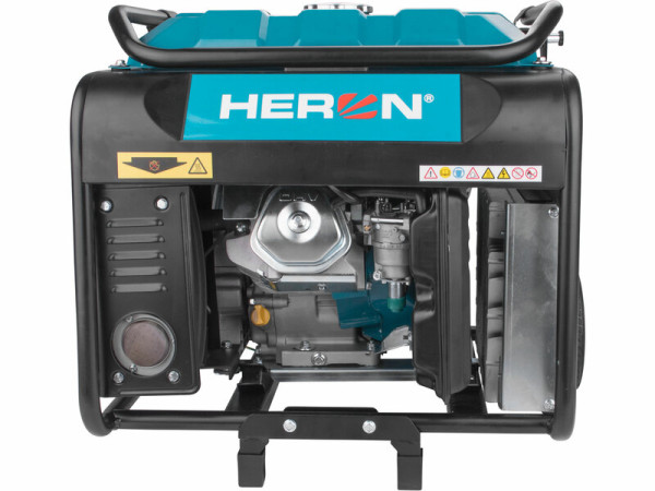 HERON 8896235 Elektrocentrála invertorová rámová 3F, 9kW, diaľkové ovládanie, podvozok 4