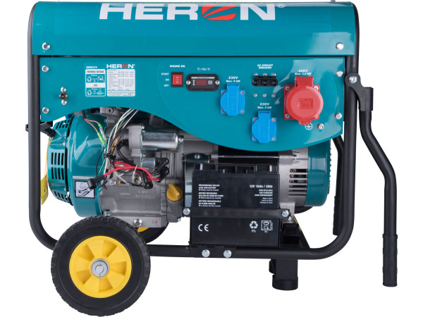 HERON Elektrocentrála benzín/LPG/NG 5,5kW/400V elektroštart 8896319 1