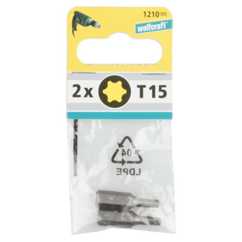 Wolfcraft Bit SOLID TX 15 L - 25mm, wolfcraft 1210000