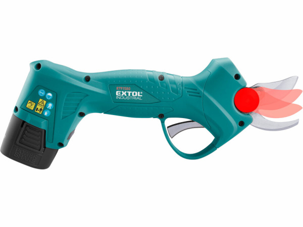 EXTOL INDUSTRIAL Aku Nožnice záhradnícke 16V 8791580 3