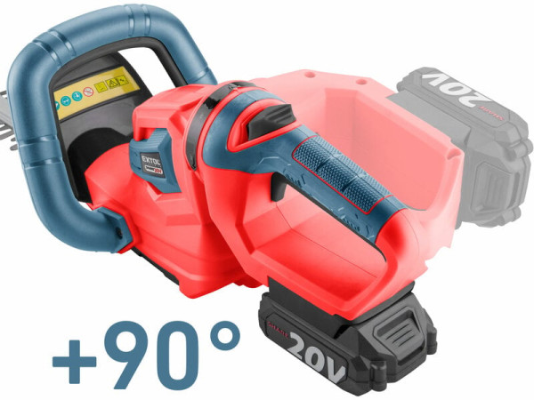 EXTOL PREMIUM 8891932 Nožnice na živý plot Share20V, lišta 460mm,1x 2Ah Li-ion + nabíjačka 5