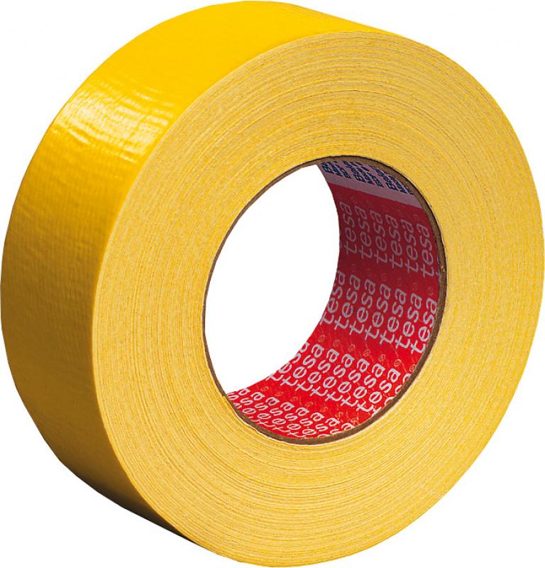 Páska lepiaca textilná 4662, 48mmx50m, nosič textil, žltá Tesa 94662