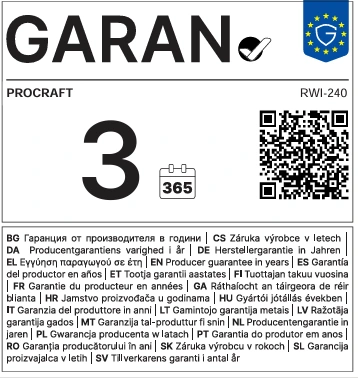 PROCRAFT RWI-240 Zvárací invertor 20-140A RWI-240 10