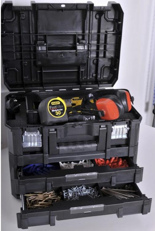 STANLEY FMST1-71981 Box na náradie kovoplast FatMax Pro-Stack Combo 44x34x33cm 10