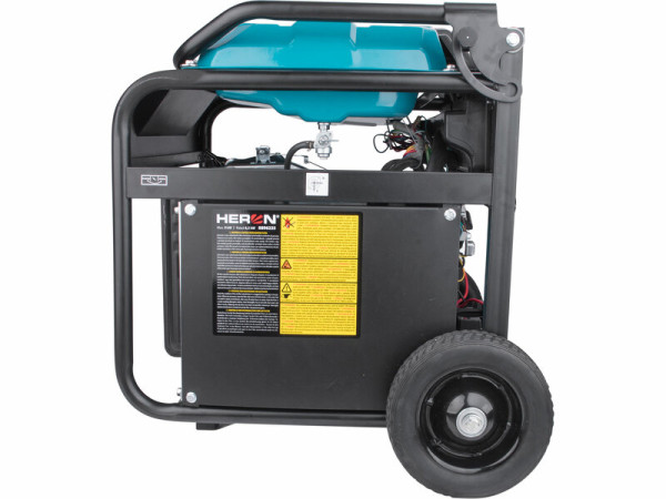 HERON 8896235 Elektrocentrála invertorová rámová 3F, 9kW, diaľkové ovládanie, podvozok 5