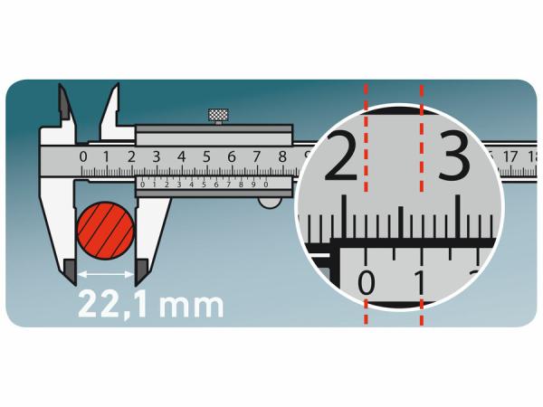 EXTOL PREMIUM Meradlo posuvné kovové, 0-150mm 3425 3