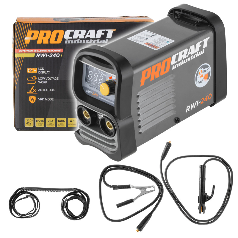 PROCRAFT RWI-240 Zvárací invertor 20-140A RWI-240