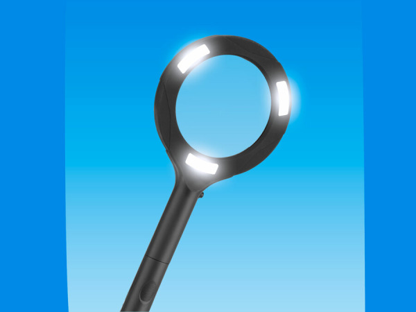 EXTOL LIGHT Lupa so svetlom, 3x0,5W COB, 80 lúmenov 43159 1