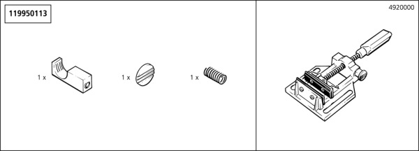 Wolfcraft Zverák univerzálny s rýchloposuvom, čeľuste – 70mm, rozsah – 60mm, wolfcraft 4920000 2