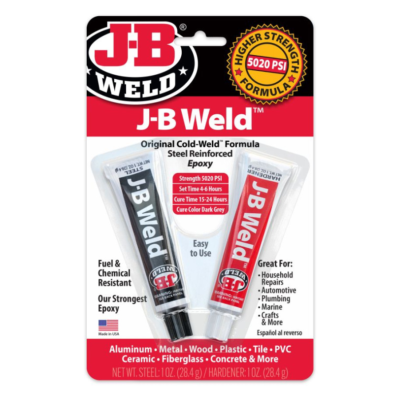 J-B WELD 8265S dvojzložkové epox.lepidlo na zváranie za studena (2x28,4g)