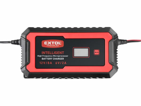 EXTOL PREMIUM 8897302 Autonabíjačka inteligentná 6/12V, 4A, 9 stupňový proces nabíjania 1