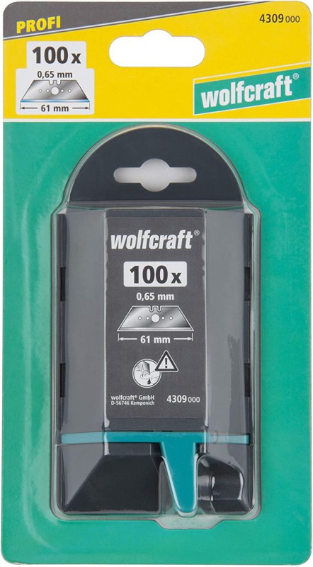 Wolfcraft Čepeľ trapézová 0,65 × 61 mm wolfcraft 4309000 3