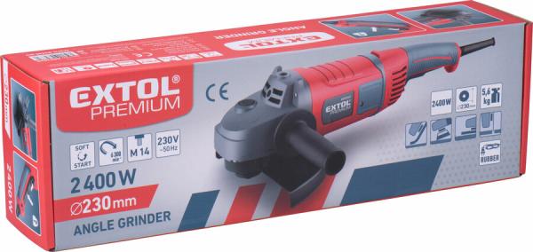 EXTOL PREMIUM Brúska uhlová 230mm 2400W 8892060 3