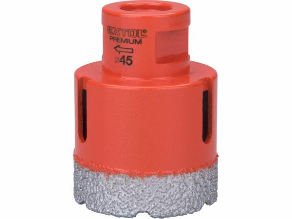 EXTOL PREMIUM Korunka vykružovacia diamantová, Ø 45mm, závit M14 8801871
