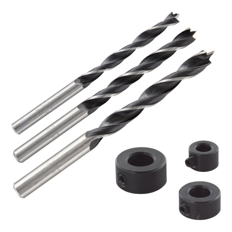 Sada vrtákov kolíkovacích ø 6,8,10mm, s dorazmi (6-dielna) wolfcraft 2730000