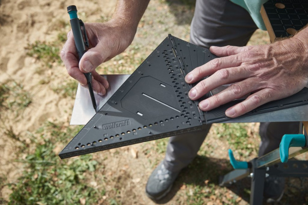 Wolfcraft Uholník merací a označovací VARIO 3D PRO veľký, wolfcraft 5219000 6