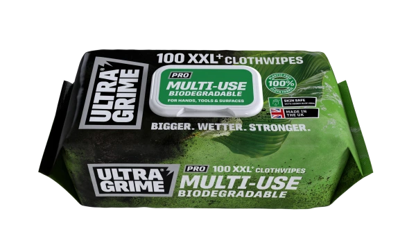 Profi čistící ubrousky ULTRAGRIME® BIO-MULTIUSE 100ks XXL