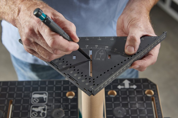 Wolfcraft Uholník merací a označovací VARIO 3D PRO veľký, wolfcraft 5219000 4