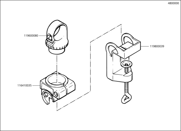 Wolfcraft Držiak kombinovaný pre vŕtačku otočný, hliníkový, wolfcraft 4800000 4
