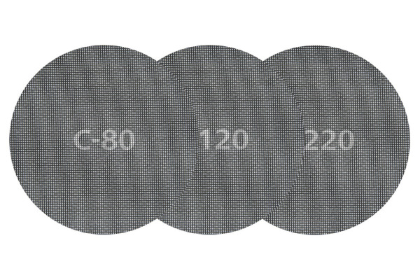 Mriežka brúsna samolepiaca ø 180mm K80 (5ks) wolfcraft 5614000