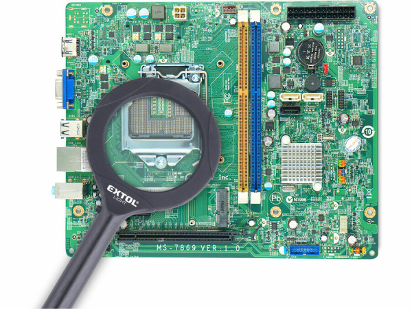 EXTOL LIGHT Lupa so svetlom, 3x0,5W COB, 80 lúmenov 43159 3