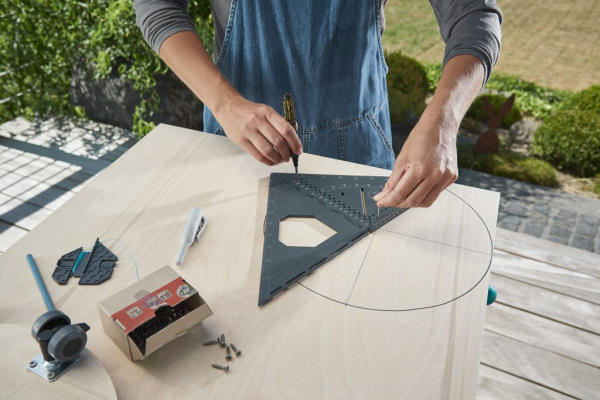 Wolfcraft Uholník merací a označovací VARIO 3D PRO veľký, wolfcraft 5219000 2