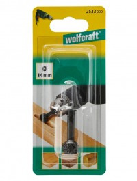 Wolfcraft Rašpľa guľatá na drevo ø 15,5mm stopka ø 6,35mm, wolfcraft 2533000 2