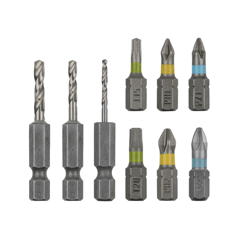 Sada bitov a vrtákov pre Flipbit (9-dielna) wolfcraft 3083000