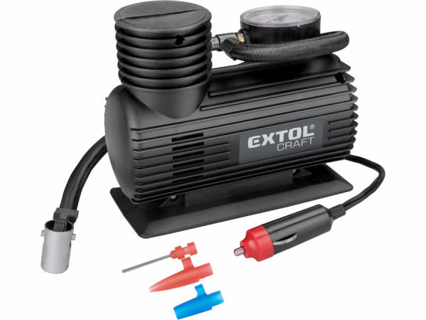 EXTOL CRAFT Mini Kompresor do auta s tlakomerom, 12V/10A 252