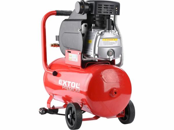 EXTOL PREMIUM 8895310 Kompresor olejový, príkon 1,5kW, nádoba 24l, max. 8bar 1