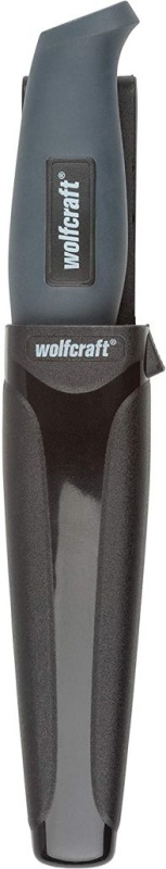 Wolfcraft Nôž s hladkou čepeľou a púzdrom, čepeľ 95mm, wolfcraft 4085000 3