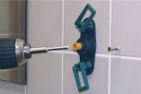 Wolfcraft Vedenie pre rúrkové vrtáky s diamantovým posypom ø 5 - 10mm, s prísavkou, wolfcraft 591100 2