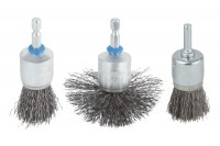 Wolfcraft Kotúč drôtený z oceľového drôtu štetcový ø 25mm so šesťhrannou stopkou, wolfcraft 2126000