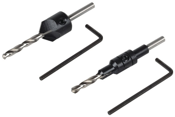 Predvrták a záhlbník ø 4,5 mm pre zápustné skrutky ø 5 - 8mm, wolfcraft 2499000