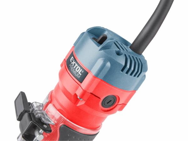 EXTOL PREMIUM Frézka ohraňovacia jednoručná 500W, skľučovadlo 6mm 8893311 7