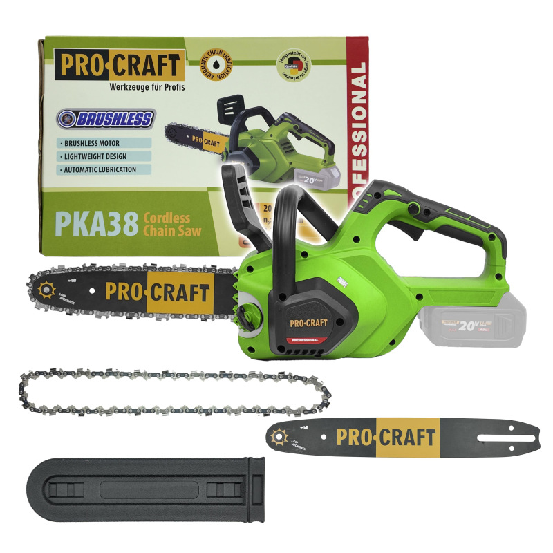 PROCRAFT Akumulátorová ručná píla 20V 250mm (bez akumulátora a nabíjačky) PKA38