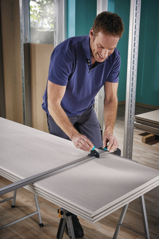 Wolfcraft Rezačka sadrokartónu s paralelnou T-koľajnicou, wolfcraft 4008000 8