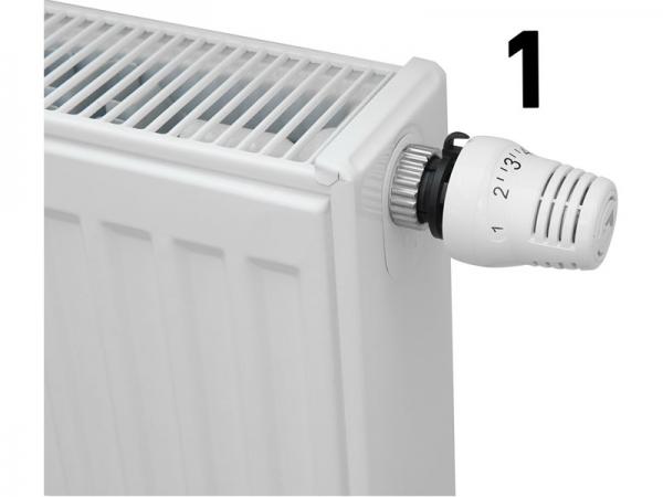 Hlavica na radiátor termostatická, programovateľná